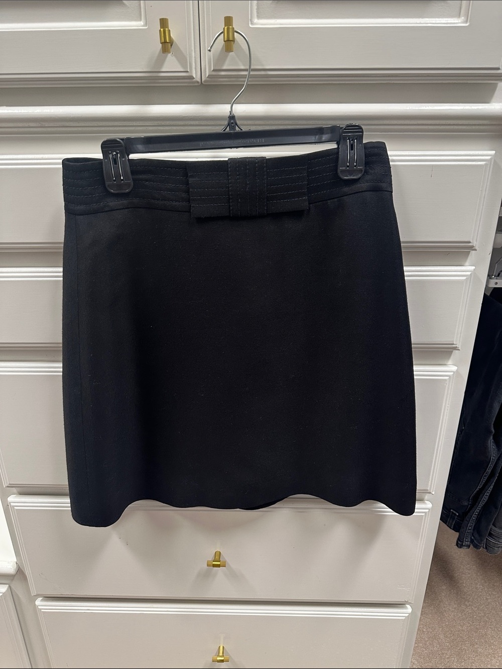 kate spade Black Skirt with Bow Detail Waistband